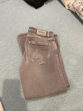 Teleria Men’s Straight Leg Jeans Grey